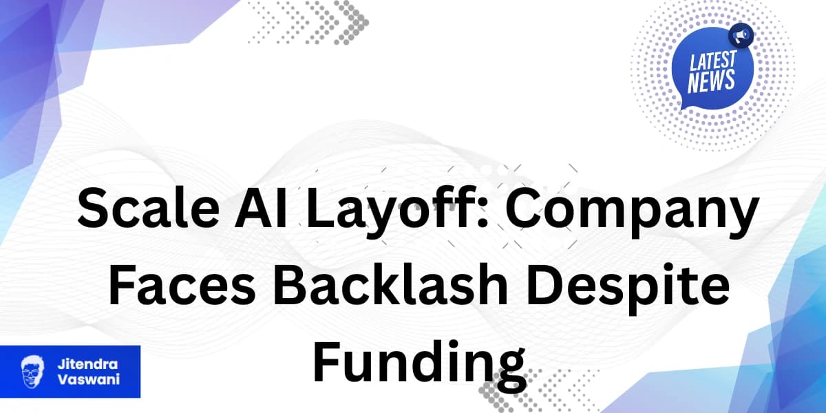 Scale AI Layoff: Company Faces Backlash Despite Funding