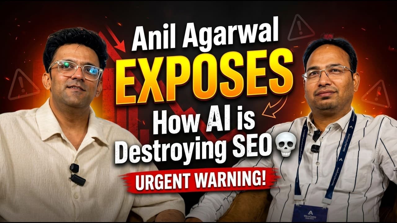 How AI KILLED 80% of His Affiliate Income 😱 ft. Anil Agarwal  Every Affiliate Marketer Must Watch