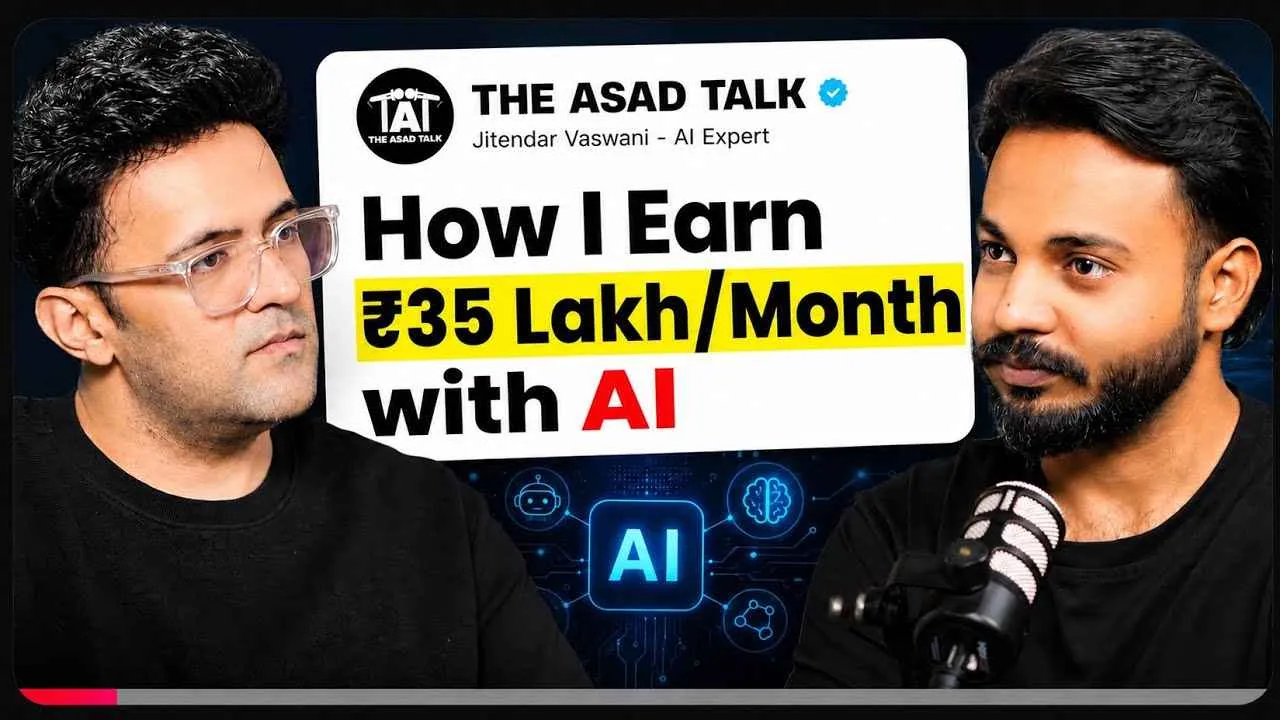 The ₹35 Lakh/month AI strategy — is it real?  AI Make Money Online Podcast With Jitendra Vaswani