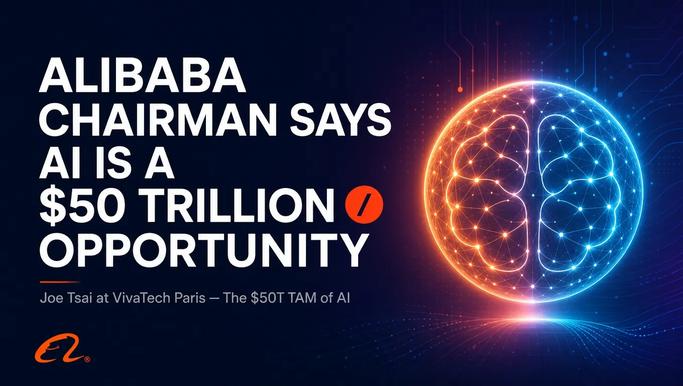 Alibaba Chairman Says AI Is a $50 Trillion Opportunity