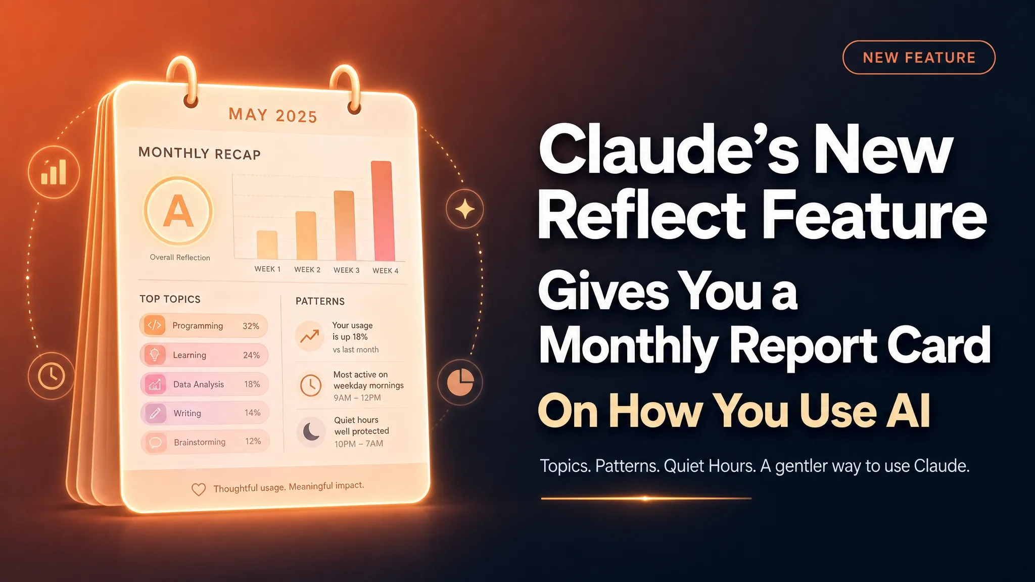 Claude’s New “Reflect” Feature Gives You a Monthly Report Card on How You Use AI